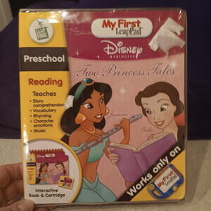 Leap Frog My First Leap Pad Disney Two Princess Tales Book And Cartridge Unopen